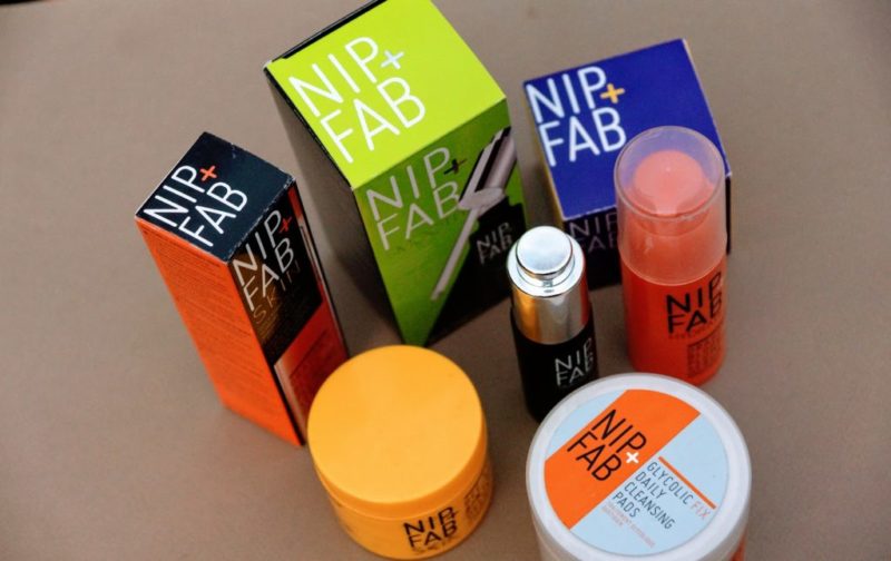 Assortment of Nip + Fab Skin Care Products